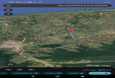 زمین خانسرا ۳۰۸ متر گهرباران زیدسفلی