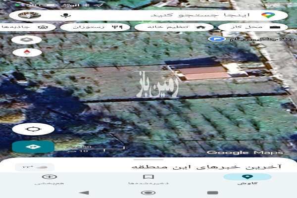 زمین باغی در روستای میرورزان ۵۰۰ متر-2