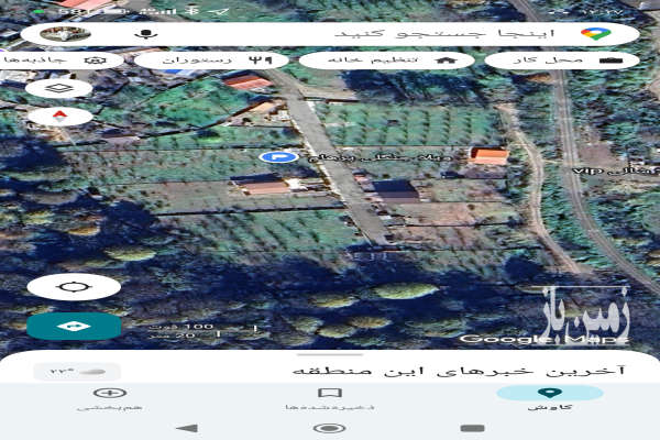 زمین باغی در روستای میرورزان ۵۰۰ متر-3