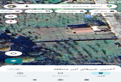 زمین باغی در روستای میرورزان ۵۰۰ متر