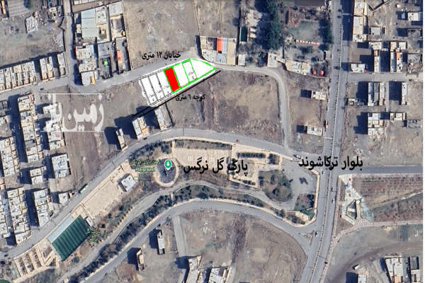 زمین مسکونی ۲۵۴ مترسندتک برگ دوکله رباط کریم بلوار ترکاشوند-1