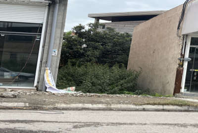 زمین تجاری ۳۵ متری با بر ۳ متر ساری پل گردن