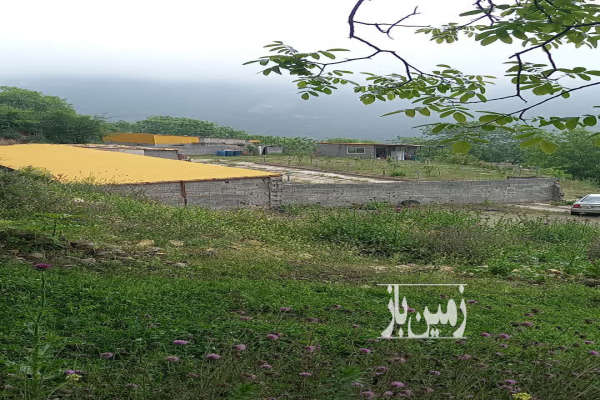 زمین ییلاقی خارج بافت با ویوی ابدی جنگل ۱۵۲۴ متر روستای شاهزید-1
