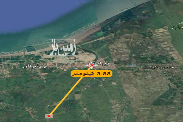 زمبن مسکونی ۳۱۸ متر زیباکنار ساحلی ویلایی-2
