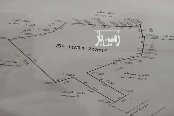 فروش زمین مسکونی ۱۶۳۱ متر ساحلی با دو پروانه ساخت-3