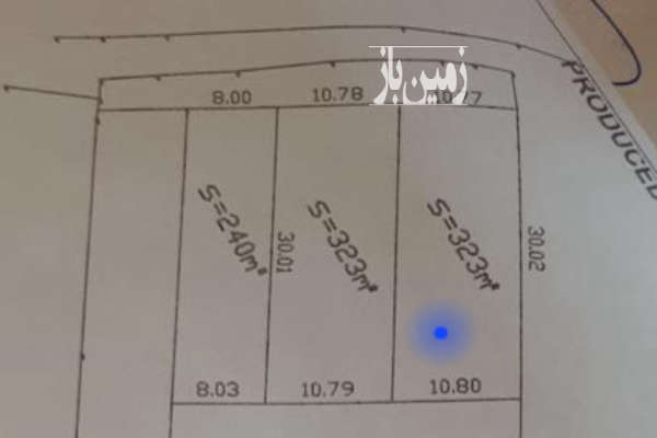 فروش زمین کمربندی احمد چاله پی روستای سرون محله ۳۲۳ متر-4