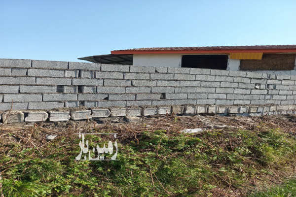 فروش زمین کشاورزی ۲۸۰ متر با بنای نیمه کاره روستای تلیران-1
