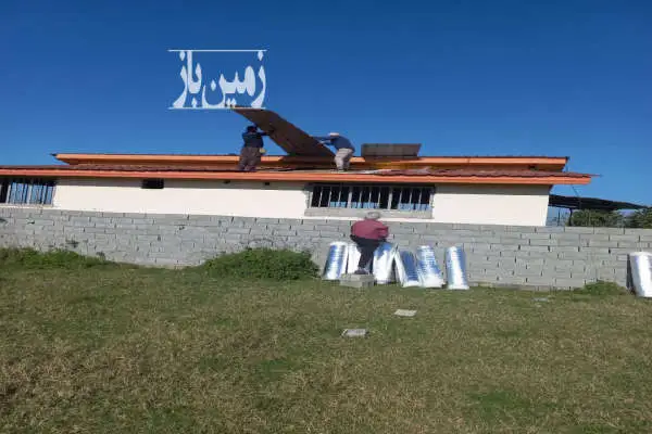 فروش زمین کشاورزی ۲۸۰ متر با بنای نیمه کاره روستای تلیران - تصویر 2