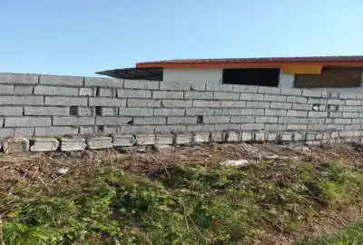 فروش زمین کشاورزی ۲۸۰ متر با بنای نیمه کاره روستای تلیران