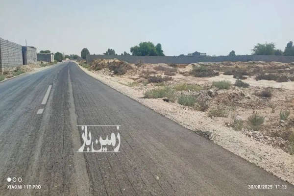 فروش ۱۰۰۰ متر زمین مسکونی گورک سادات بر خیابان-1