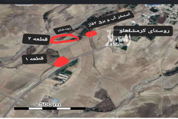فروش زمین ۴۰۰۰۰ متر شهرک صنعتی رضی بر جاده اردبیل مغان-2