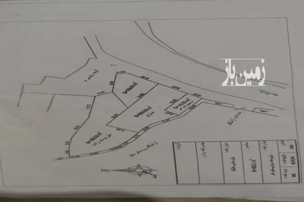 فروش زمین واقع در میدان خزر ساری کوی پزشکان مقام براصلی ۱۰۰ متر-3