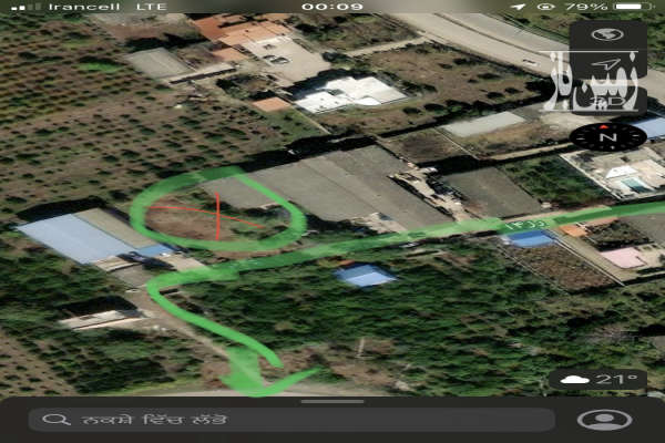 فروش زمین مسکونی صنعتی ساری روبروی شهبند ۷۵۰ متر-1