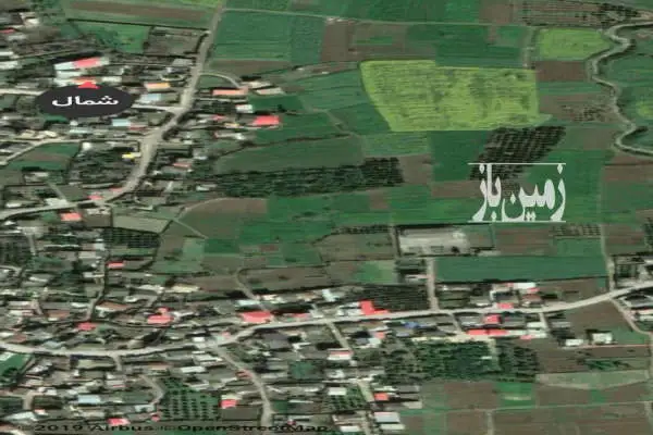 فروش زمین مسکونی ۵۷۰ متربر جاده دونبش روستای اسرم - تصویر 2