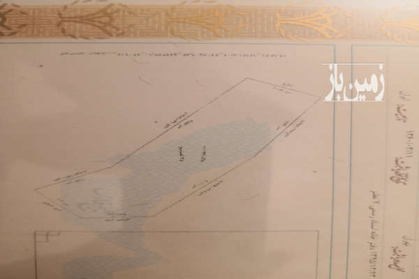 فروش زمین زراعی نطنز سرشک پای کوه چغاد ۵۱۵ متر-1