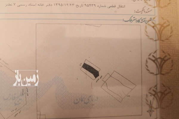 فروش زمین زراعی نطنز سرشک پای کوه چغاد ۵۱۵ متر-2