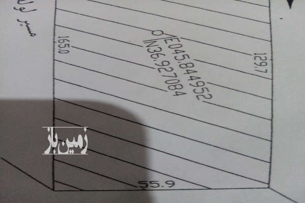 فروش زمین کشاورزی ۵۱۶۰ متری مهاباد روستای گرده گرو-1
