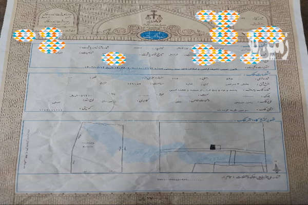فروش زمین کشاورزی باغی ۱۲۹۱ متر هست ۲۶ متر بر-4