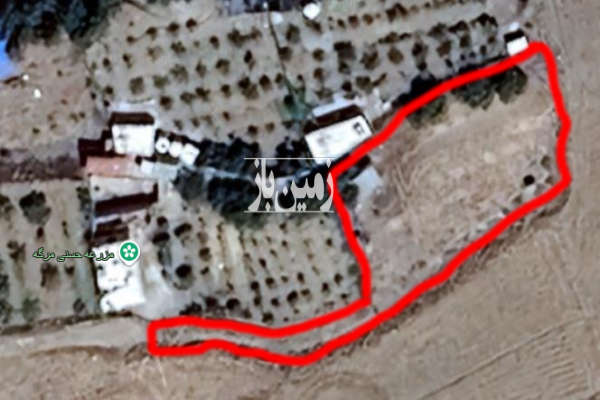 فروش زمین زراعی ۷۱۰ متر با کانکس قبل از روستای زیزگان-1