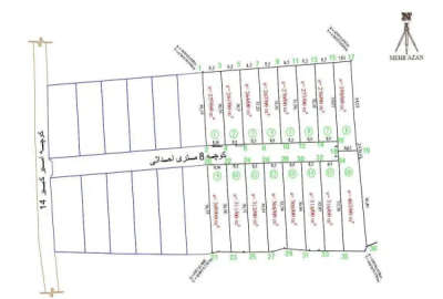 فروش زمین ویلایی به مساحت ۲۷۰ متر در عبدالله آباد چمستان