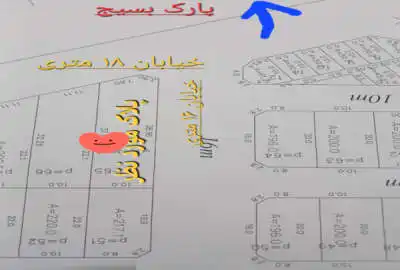 فروش زمین مسکونی ۳۹۰ متری دو نبش ویو ابدی به پارک