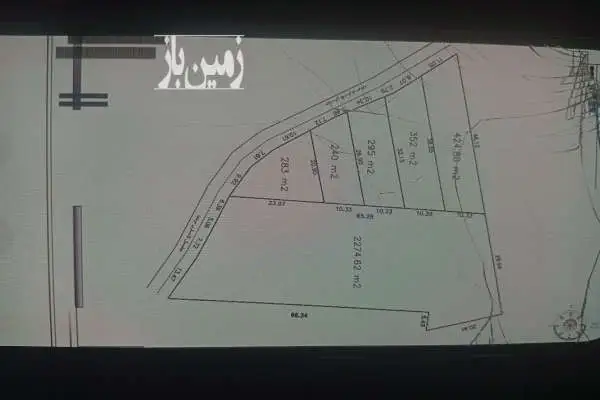 فروش زمین مسکونی و باغی ۲۸۳ متری در روستای کرچک لاریجانی - تصویر 3