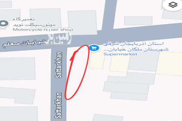 فروش زمين تجاری نبش خيابان معلم و ستارخان ١٥٨ متر-1