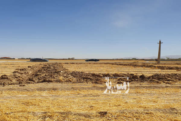فروش زمین ۵۰۰ متری بر جاده اصلی روستای آزاد مرز اباد-2