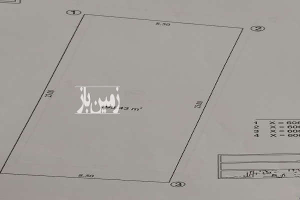 فروش زمین مسکونی ۱۹۵ متری تلاش قراملک-1