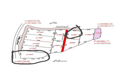 زمین ۱۲۰۰ متر در روستای ورکی کنار خیابان اصلی