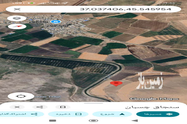 زمین در روستای یادگارلو مناسب کشت باغ انگور دیمی-1