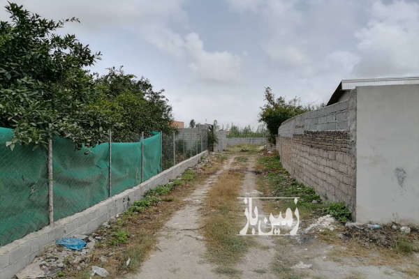 زمین مسکونی در جاده جویبار روستای عیسی خندق-1