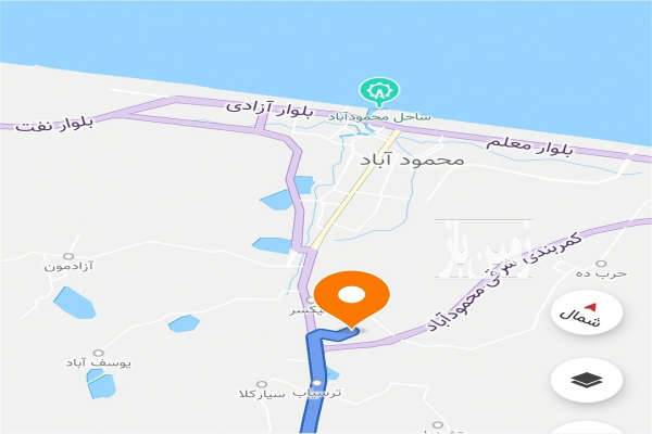 زمین چهاردیواری جاده آمل به محمودآباد ۴۰۰ متر-4