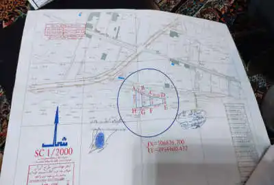 زمین زراعی در گرمدره کوهک مساحت ۲۴۶۰ متر