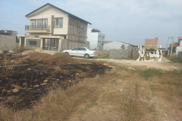 زمین ۱۲۲ متری داخل بافت شهری فرح آباد ساری-1