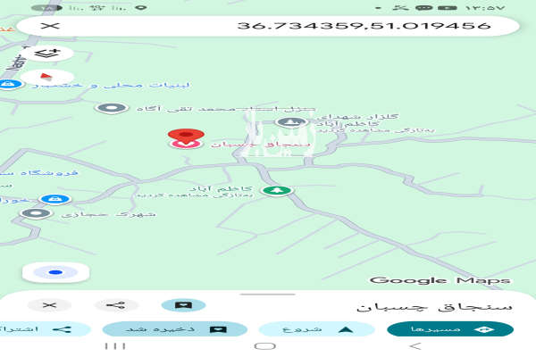 زمین مسکونی ۴۷۲۳ متر واقع در نشتارود روستای کاظم اباد سفلی-3