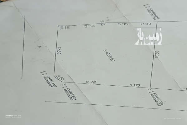 زمین مسکونی ۲۵۰ متری دونبش روستای جنگلی وسطی کلا-1