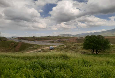 زمین خام جهت باغ جاده بانه دوربرگردان بانه