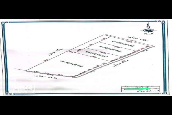 زمین مسکونی آمل میدان هزارسنگر روستای بوران-1