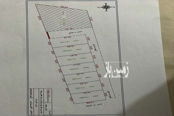 زمین ساری بلوار کشاورز آهی دشت ۱۲۰ متر-3