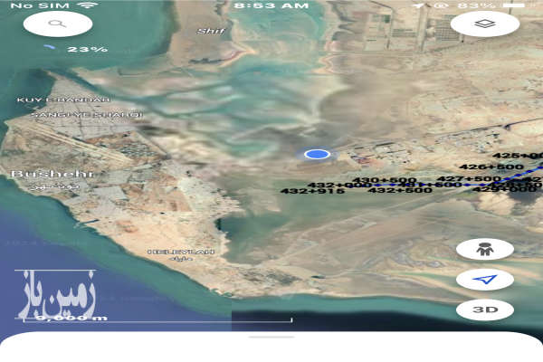 زمین ویلایی مسکونی ۲۳۰ متر دو بر نزدیک ساحل رادیو دریا-1