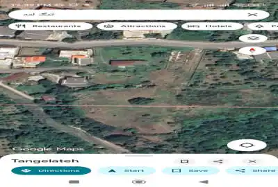 زمین ۳۲۰ متری بافت ویو جنگلی روستای تنگ لته ۳۲۰ متر