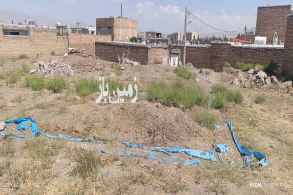زمین مسکونی ۱۲۳ متر پی ریزی شده چای کنغر آبیاری خیام-2