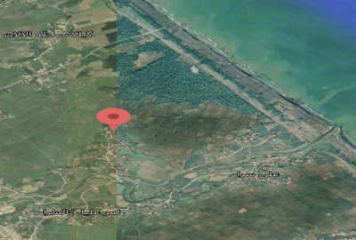 زمین باغی با موقعیت عالی در فاصله ۱ کیلومتری دریا و جنگل