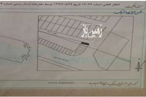 زمین مسکونی در شهرک دانشگاه جهرمی خرامه ۱۶۶ متر-1