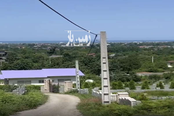 زمین در کمیلیه نشتارود ۵۰۰ متر دارای مجوز ساخت-1