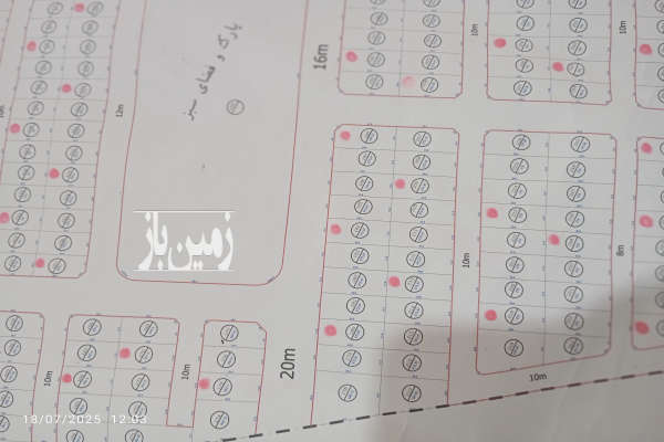 زمین مسکونی روبه روی مجتمع گلها فاز دو ۲۷۳ متر-1