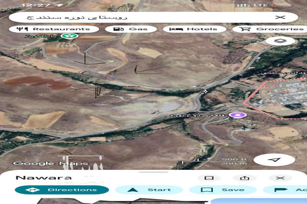 باغ کشاورزی روستای گردشگری نوره ۲۱۲۹ متر-2