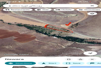 باغ کشاورزی روستای گردشگری نوره ۲۱۲۹ متر