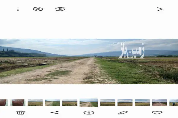 زمین شالیزاری ۱۵۰۰ متر جاده کیاسر ساری روستای گرمستان - تصویر 2
